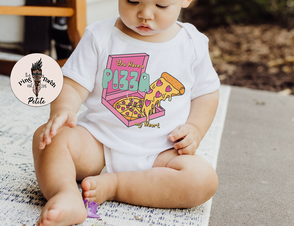 « YOU HAVE A PIZZA MY HEART » KID'S TEE