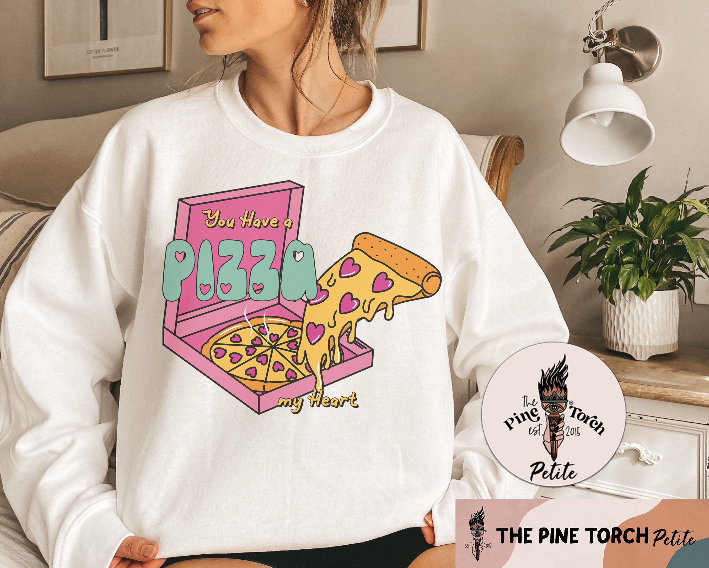 « YOU HAVE A PIZZA MY HEART » UNISEX PULLOVER