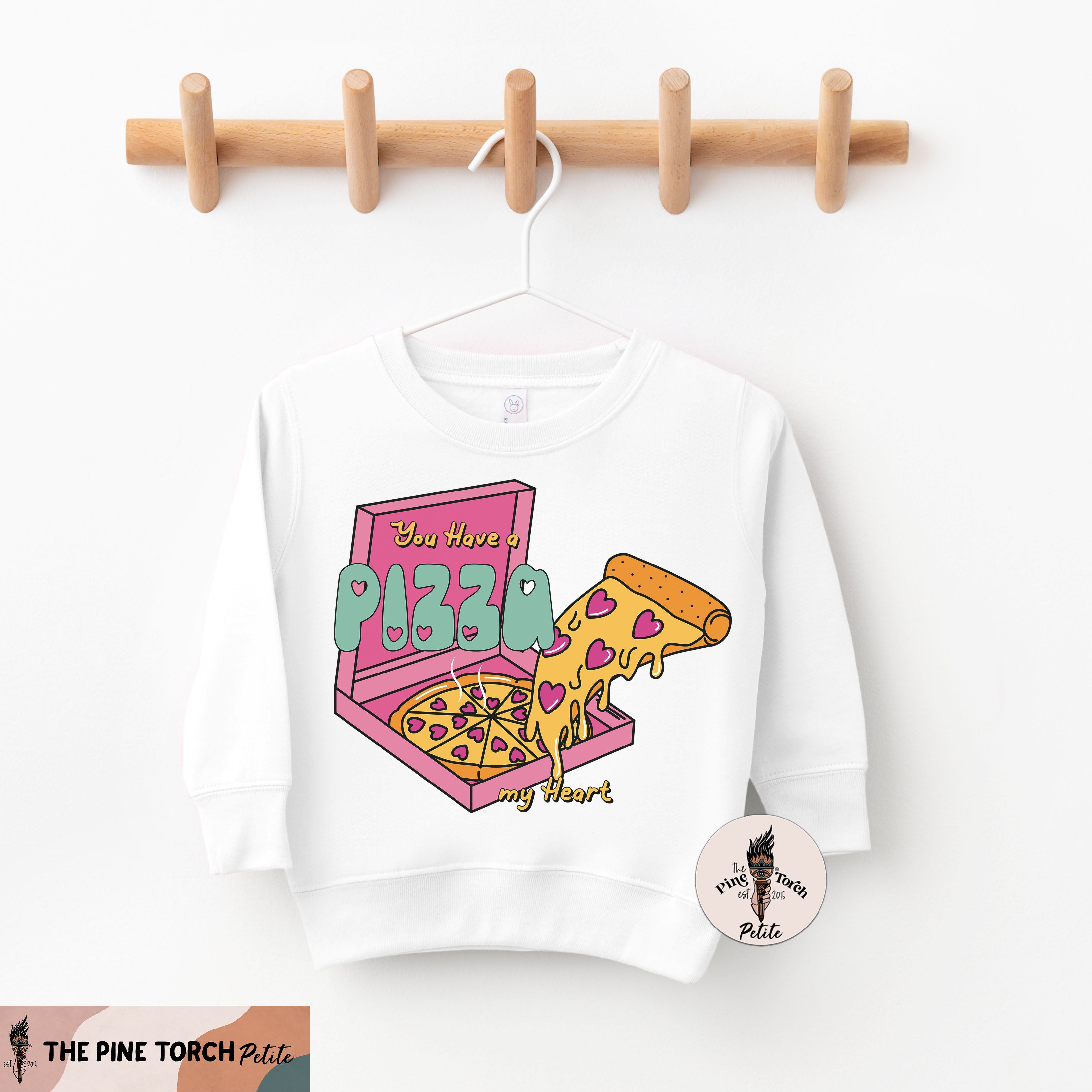 « YOU HAVE A PIZZA MY HEART » KID'S PULLOVER