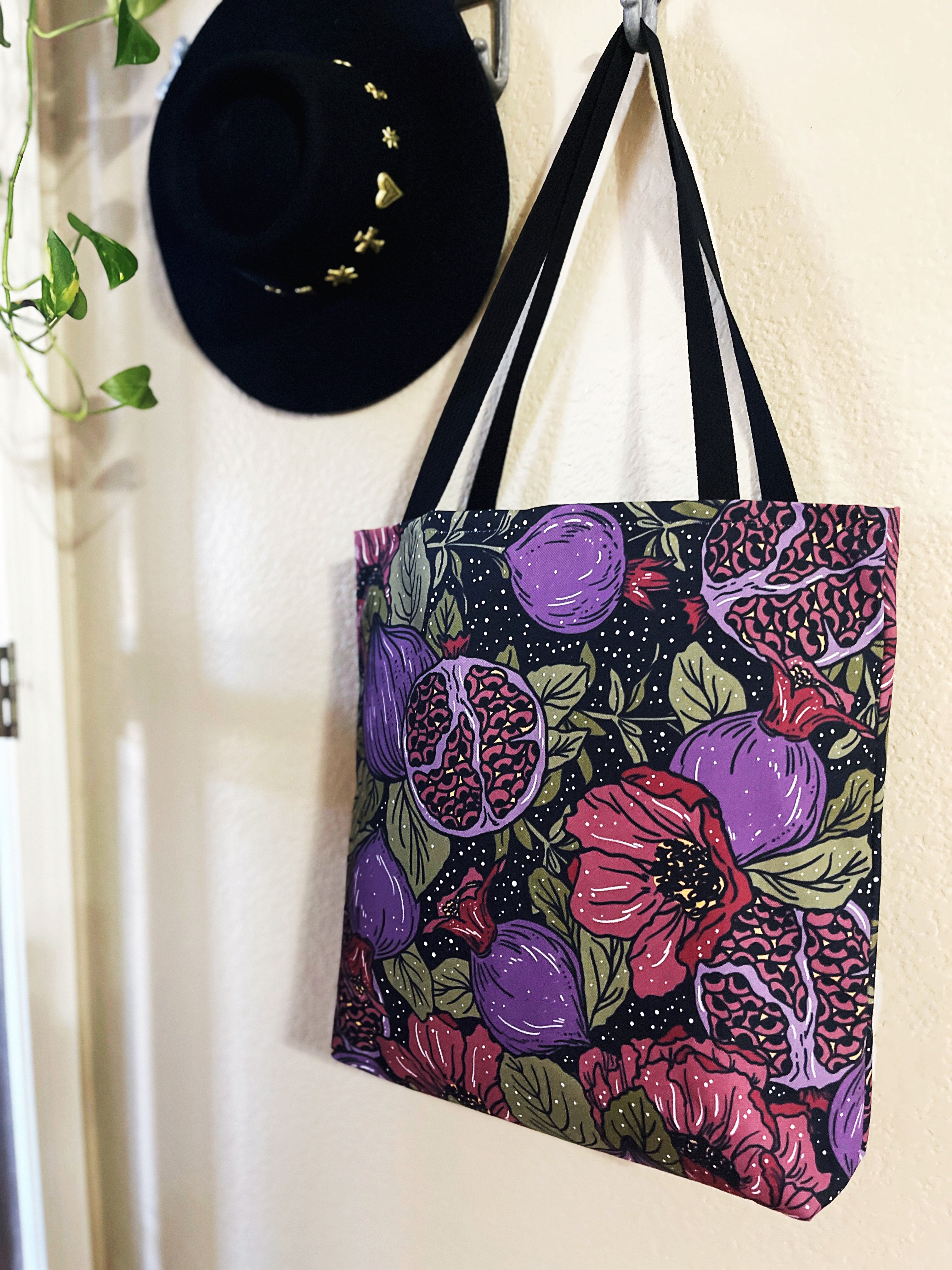 POMEGRANATE // TOTE BAG (3 Sizes)