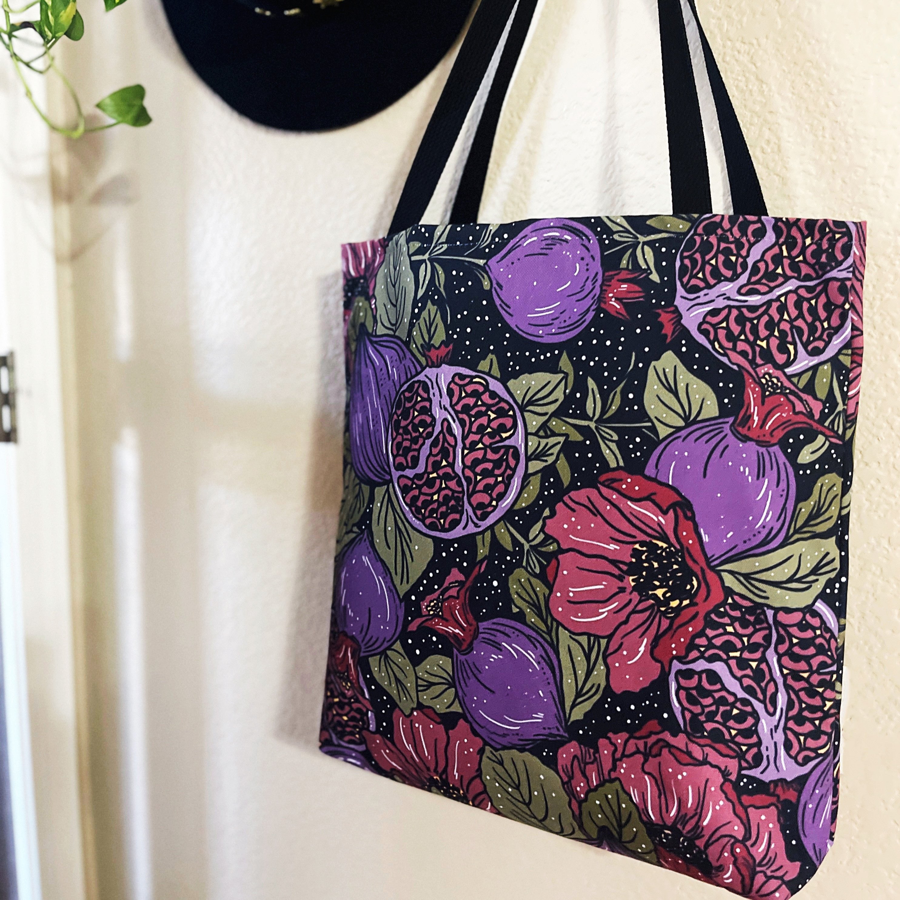 POMEGRANATE // TOTE BAG (3 Sizes)