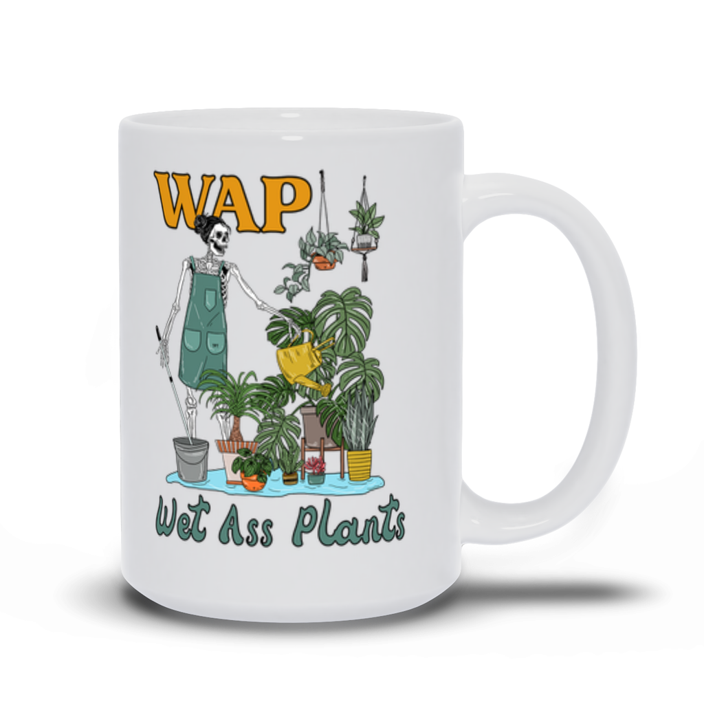 WET ASS PLANTS (WAP) // WHITE MUG
