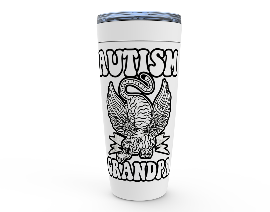 AUTISM GRANDPA // TUMBLER (3 colors)