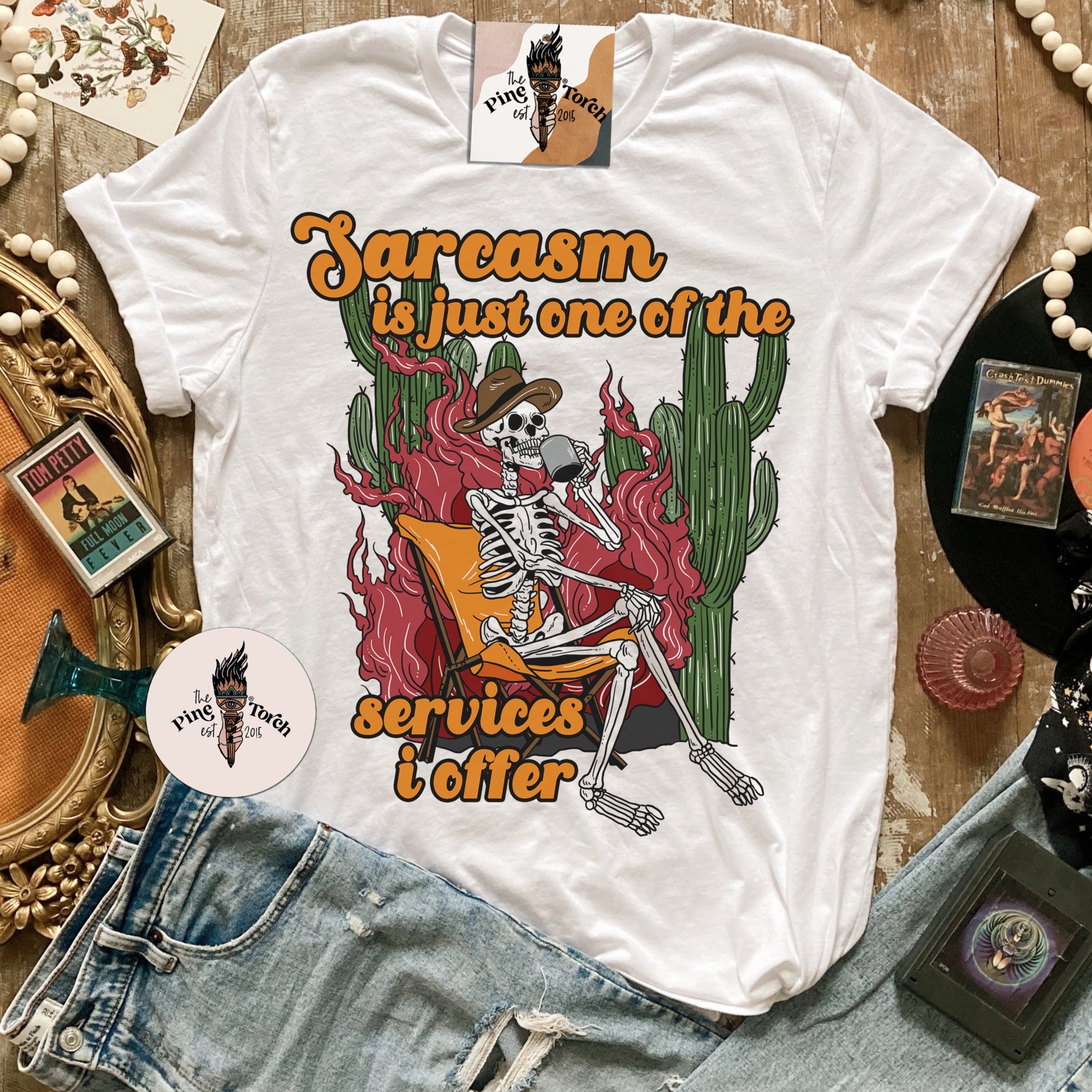 « SARCASM SKELETON » UNISEX TEE