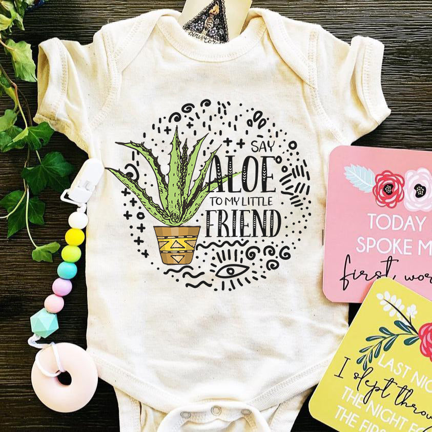 « SAY ALOE TO MY LITTLE FRIEND » BODYSUIT