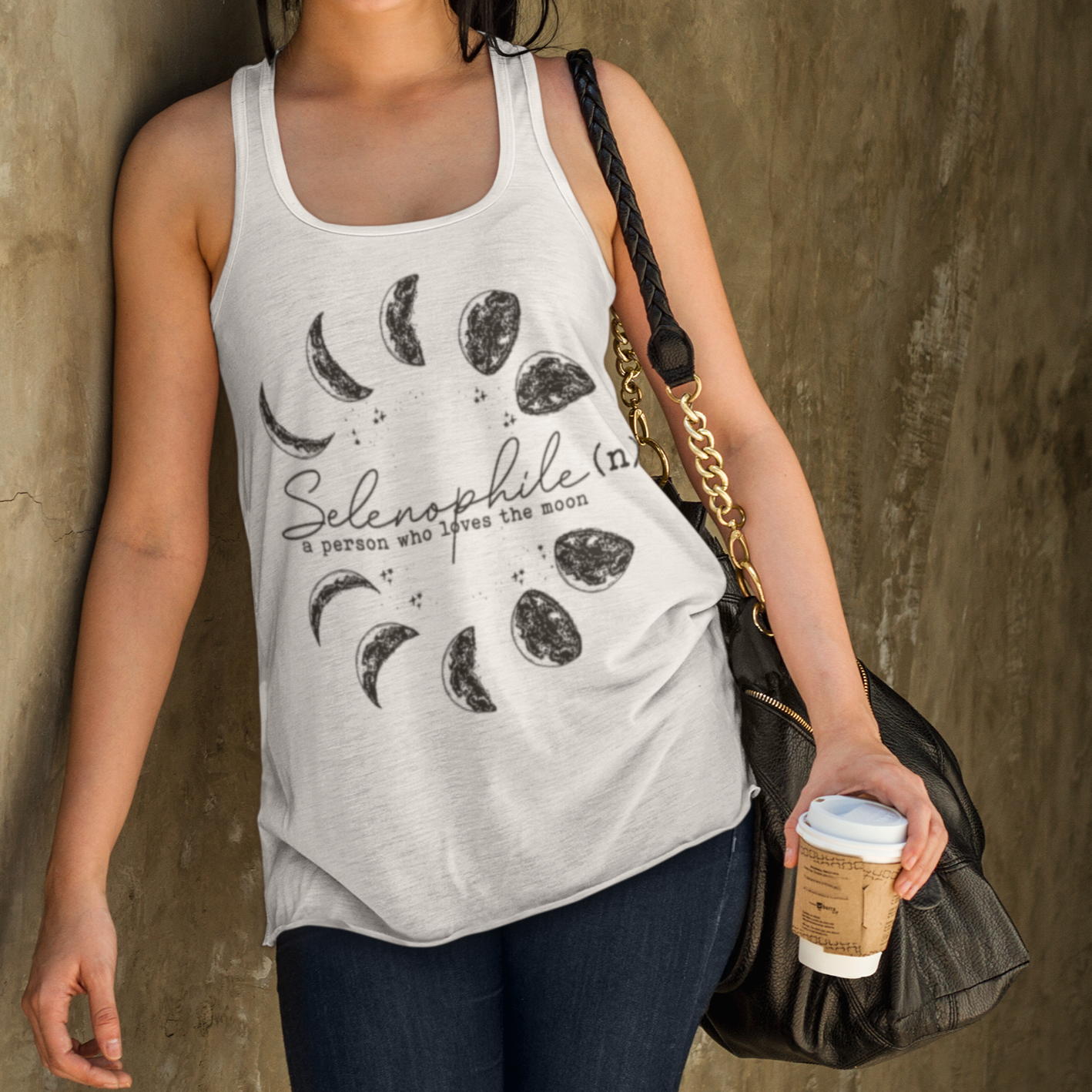 « SELENOPHILE » RACERBACK TANK