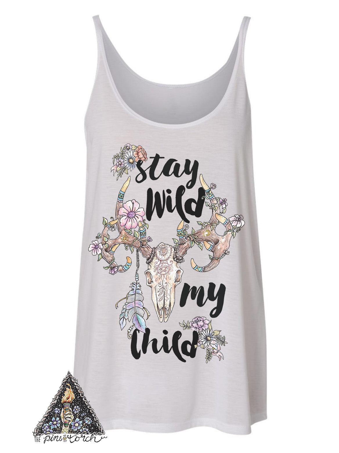 « STAY WILD MY CHILD » WOMEN'S SLOUCHY TANK