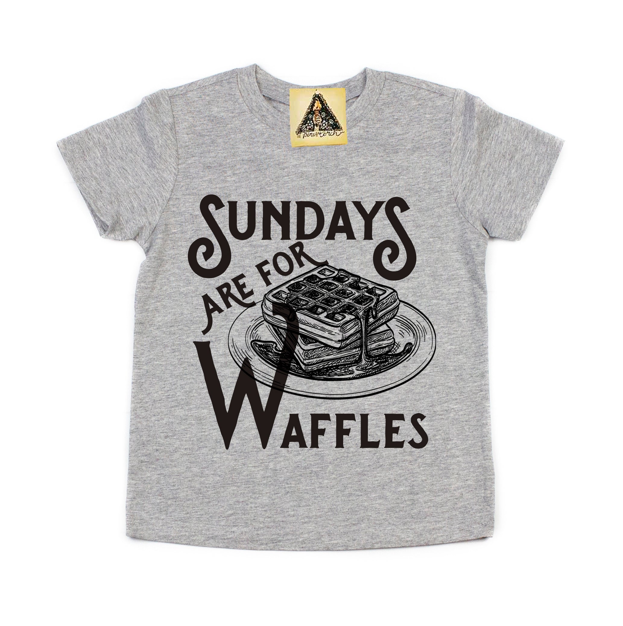 « SUNDAYS ARE FOR WAFFLES » KID'S TEE
