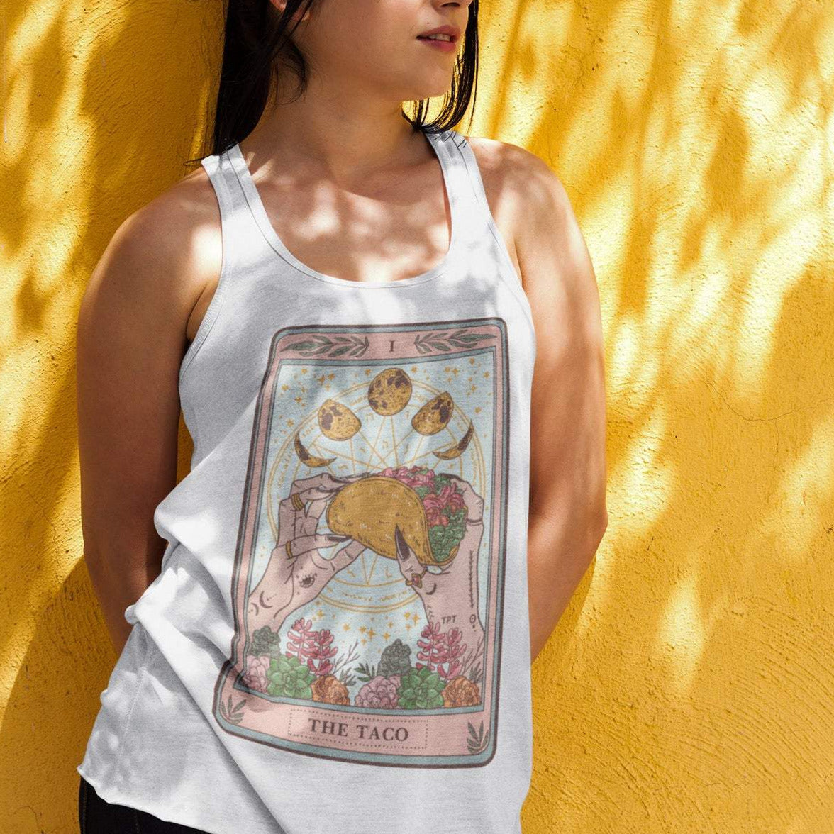« THE TACO » WOMEN'S SLOUCHY or RACERBACK TANK