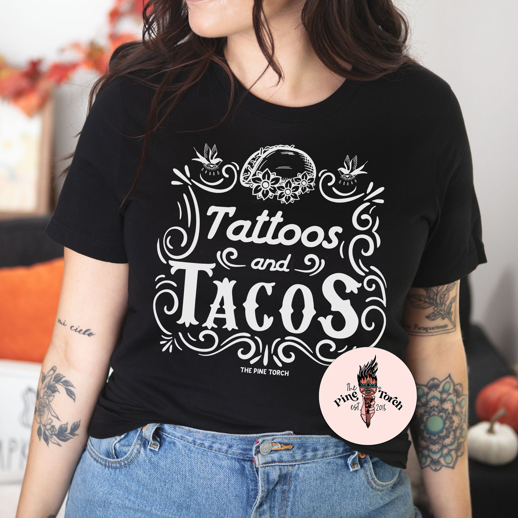 TATTOOS AND TACOS //  UNISEX TEE (2 colors)