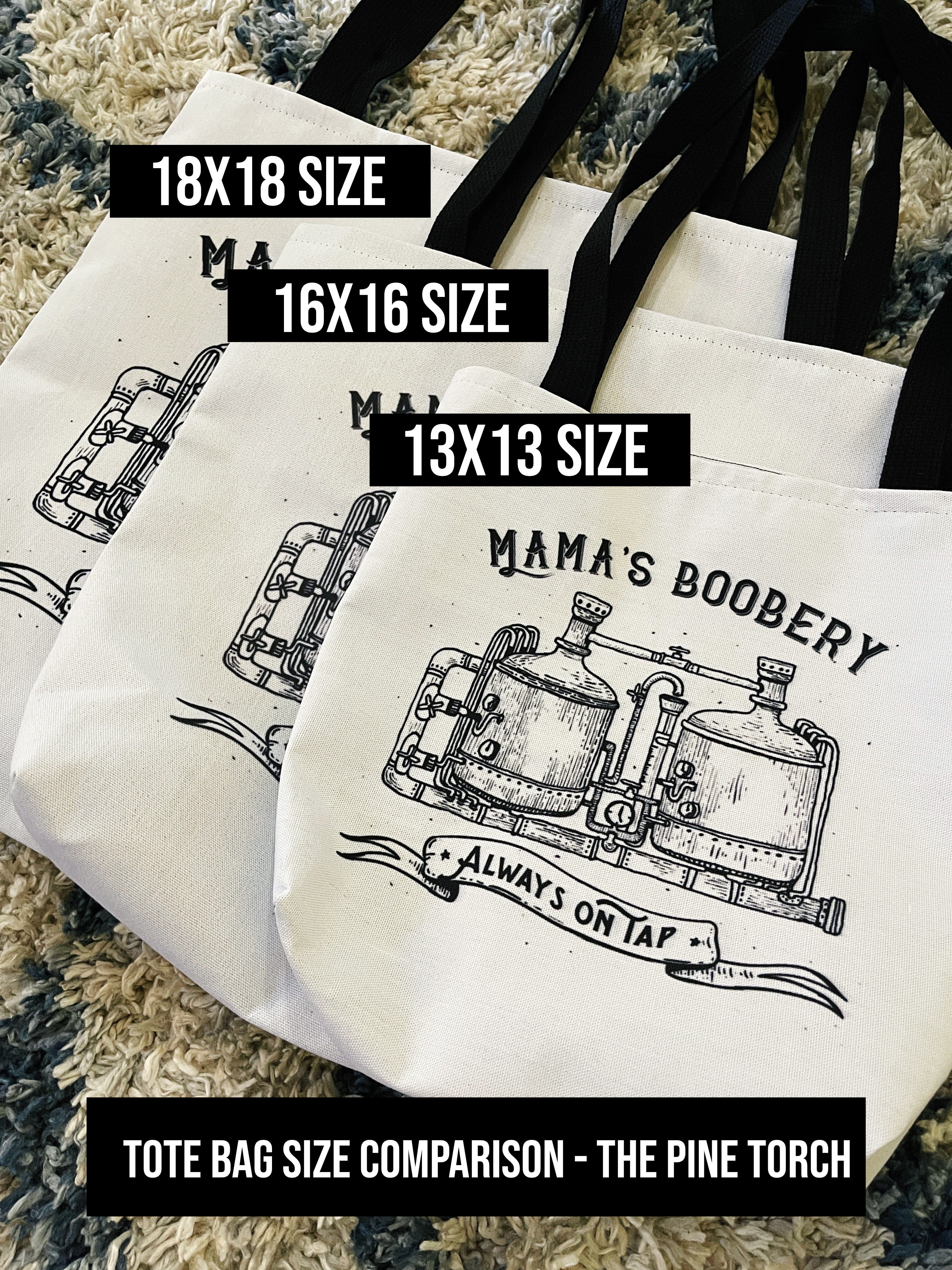 RETRO FLORAL // TOTE BAG (3 sizes)