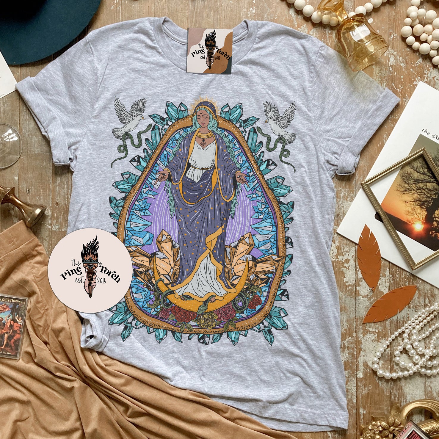 VIRGIN MARY / GUADALUPE //  UNISEX TEE (2 colors)