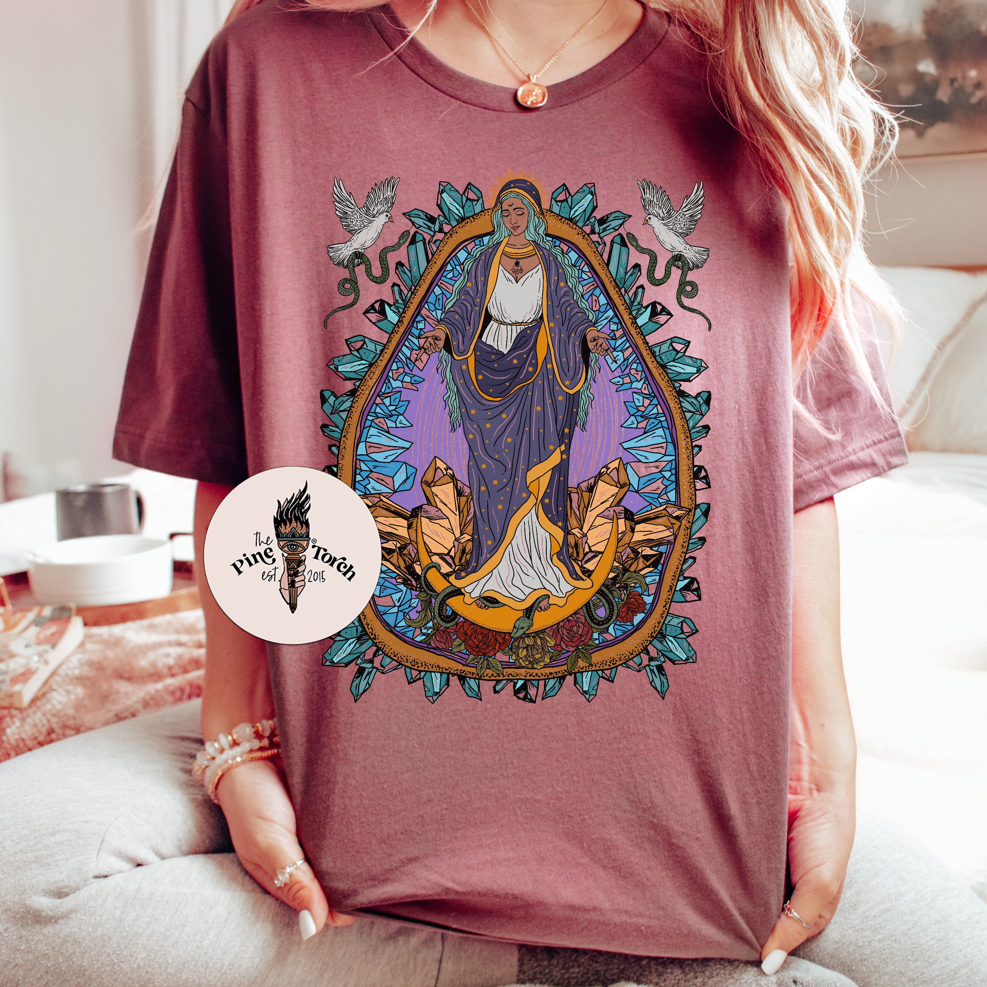 VIRGIN MARY / GUADALUPE //  UNISEX TEE (2 colors)