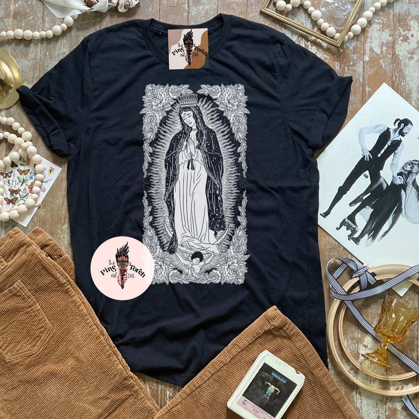 VIRGIN MARY // BLACK UNISEX TEE