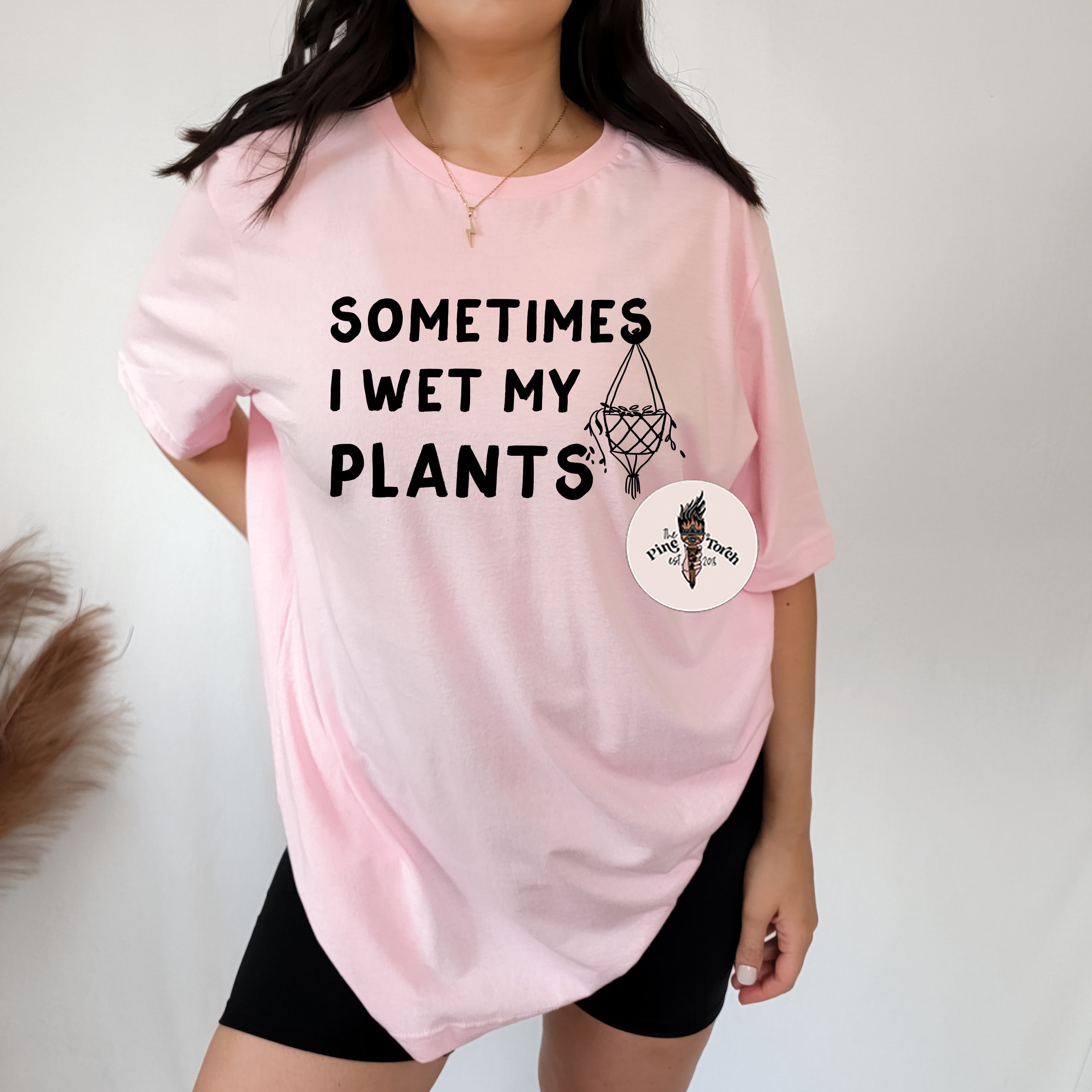 SOMETIMES I WET MY PLANTS // UNISEX TEE